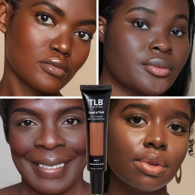 The Lip Bar Just a Tint 3-in-1 Tinted Skin Conditioner with SPF 11 Mahogany Mami 1 fl oz - New