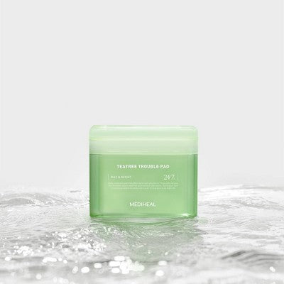 MEDIHEAL Teatree Trouble Toner Pads 100ct - New