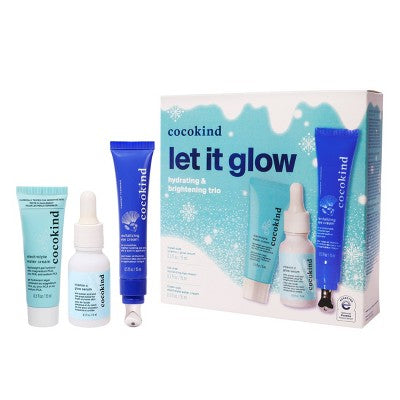 cocokind Glow on the Go Skincare Gift Set 3ct - Imperfect Box