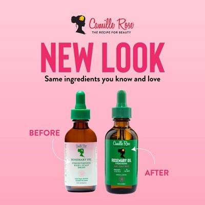 Camille Rose Rosemary Oil Strengthening Hair & Scalp Drops 1.9 fl oz - Imperfect Container