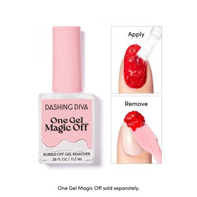 Dashing Diva One Gel Color Nail Polish Starter Kit Aristocrat 8ct - Imperfect Box