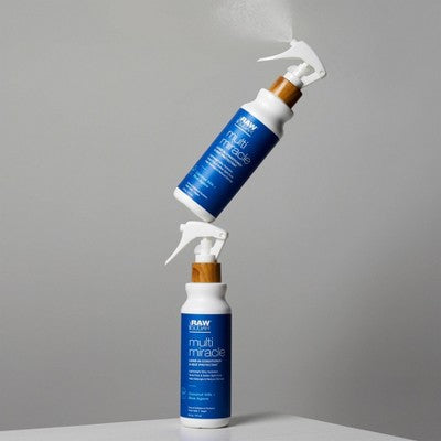 Raw Sugar Multi-Miracle Leave-in Heat Protectant & Conditioner Coconut Milk and Blue Agave 6 fl oz - Imperfect Container