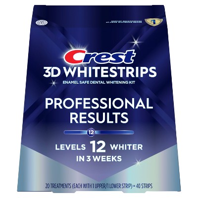 Crest 3D Whitestrips Professional Whitening Kit 20 Treatments - Imperfect Box