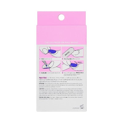 Kiss Glam Embellished Press-On Fake Nails Medium Coffin Dusk Mirage 35ct - Imperfect Box
