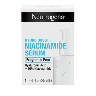 Neutrogena Hydro Boost+ Niacinamide Hydrating Face Serum 1 fl oz - Imperfect Box