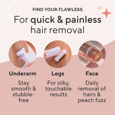 Finishing Touch Flawless Bikini Shaver and Trimmer Hair Removal Device - Imperfect Box