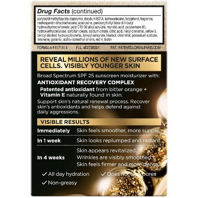 L'Oreal Paris Age Perfect Cell Renewal Anti-Aging Day Moisturizer SPF 25 1.7oz - Imperfect Box