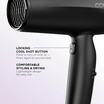 Conair High Shine Nano Quartz Hair Dryer 1875 Watts - Imperfect Box
