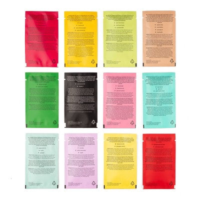 Que Bella Advent Calendar 12 days of Masking Gift Set 12ct/2.88 fl oz - Missing Box