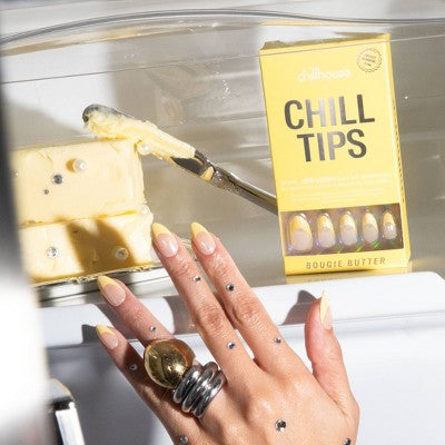 Chillhouse Chill Tips Fake Nails Classics Collection Bougie Butter 24ct - Imperfect Box
