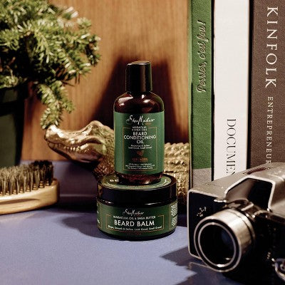 SheaMoisture Men Beard Balm Maracuja Oil & Shea Butter 4oz - Imperfect Container