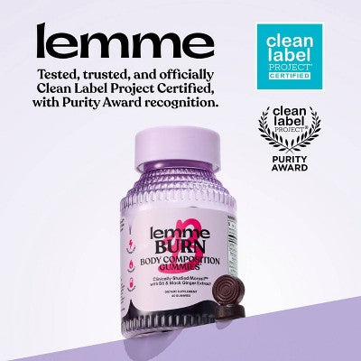 Lemme Burn Gummies 60ct - Imperfect Container