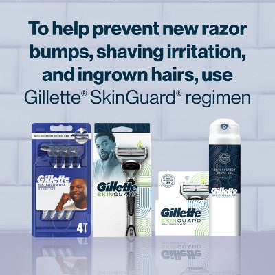 Gillette SkinGuard Razor + 2 Blade Refills - Imperfect Box