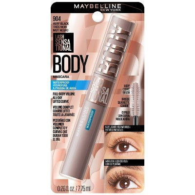 Maybelline Lash Sensational Body Volume Mascara 904 Waterproof Very Black 0.24 fl oz - Imperfect Box