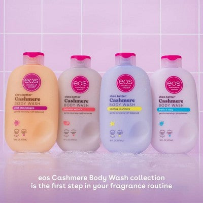 eos Shea Better Cashmere Body Wash Fresh & Cozy 16 fl oz - New