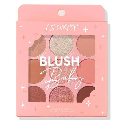 ColourPop 9-Pan Eyeshadow Makeup Palette Blush Baby 0.3oz - Imperfect Box
