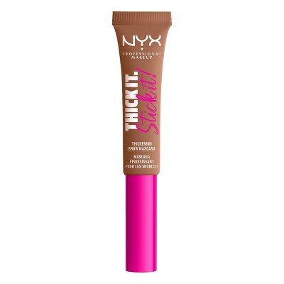NYX Professional Makeup Thick It Stick It Brow Gel Mascara Auburn 0.03 fl oz - New