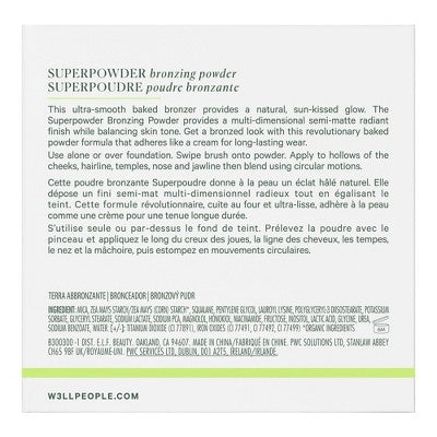 Well People Superpowder Bronzing Powder Golden Hour 0.31oz - Imperfect Box