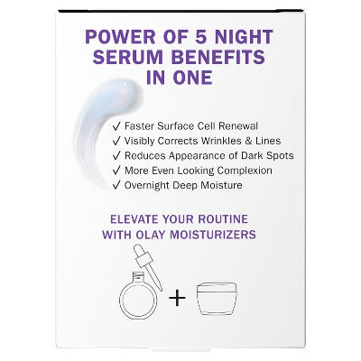Olay Super Face Night Serum with Vitamin C 1 fl oz - Imperfect Box