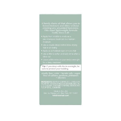 Kristin Ess Softening Lightweight Hair Oil 1.69 fl oz - Imperfect Box