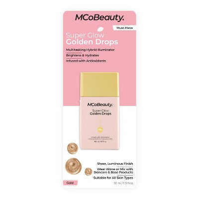 MCoBeauty Super Glow Golden Drops 1.01 fl oz - New