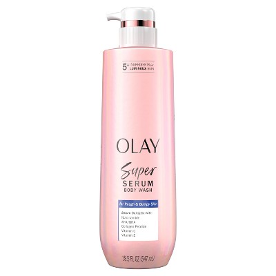 Olay Super Serum Body Wash for Rough and Bumpy Skin 18.5 fl oz - New