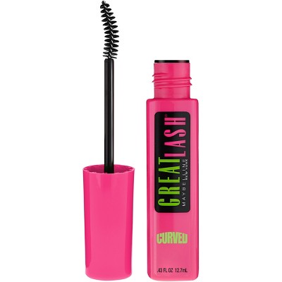 Maybelline Great Lash Curved Brush Mascara 121 Very Black 0.43 fl oz - Imperfect Box