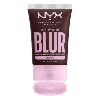 NYX Professional Makeup Bare With Me Blur Tint Soft Matte Foundation 24 Java 1.01 fl oz - New