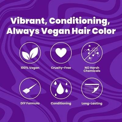 Arctic Fox Semi-Permanent Hair Color Dye Black 4 fl oz - New