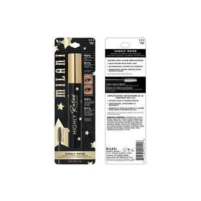 Milani Highly Rated Mascara Black 0.4 fl oz - Imperfect Box