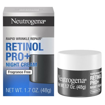 Neutrogena Rapid Wrinkle Repair Pro + 0.3% Night Cream 1.7 fl oz - Imperfect Box