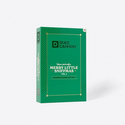 Duke Cannon Supply Co. Merry Little Sniffmas Proper Cologne Gift Set 3pc - New