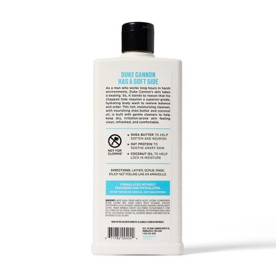 Duke Cannon Supply Co. Soft Side Hydrating Men's Body Wash 18 fl oz - Imperfect Container