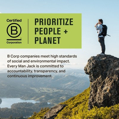 Every Man Jack Mountain Air Holiday Body Dopp Bag Gift Set 3ct - New