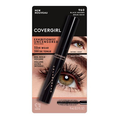COVERGIRL Exhibitionist Uncensored Black Mascara 0.3 fl oz - New