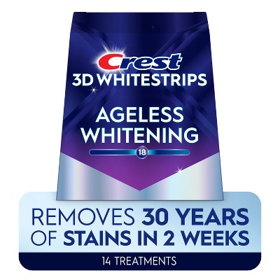 Crest 3D Whitestrips Ageless Whitening Whitening Kit 14ct - Imperfect Box