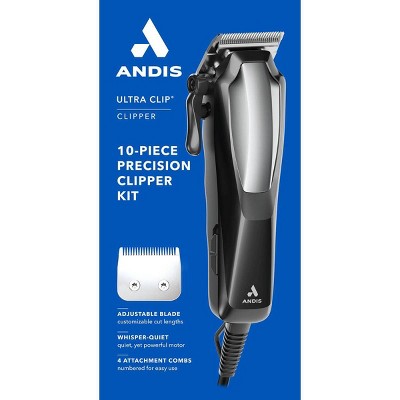 Andis Ultra Clip Corded Clipper Kit 10ct - Imperfect Box