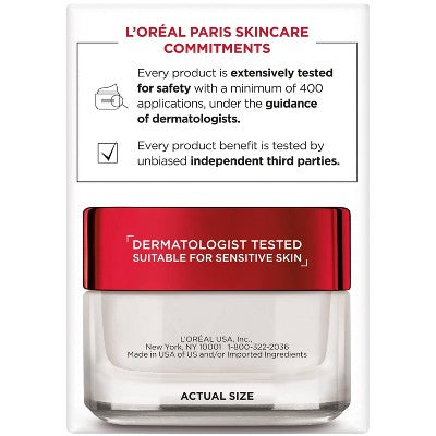 L'Oreal Paris Revitalift Anti-Wrinkle + Firming Night Cream 1.7oz - Imperfect Box