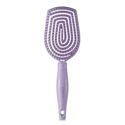 Conair Scalp Care Flexi Head Paddle Detangling Hair Brush Purple - New