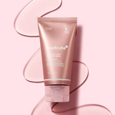 medicube Collagen Night Wrapping Face Mask Korean Skincare 2.53 fl oz - Imperfect Box