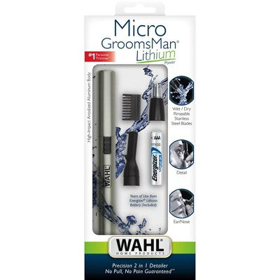 Wahl Lithium Ion Micro Groomsman 2-in-1 Cordless Battery - Imperfect Box