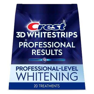 Crest 3D Whitestrips Professional Whitening Kit 20 Treatments - Imperfect Box