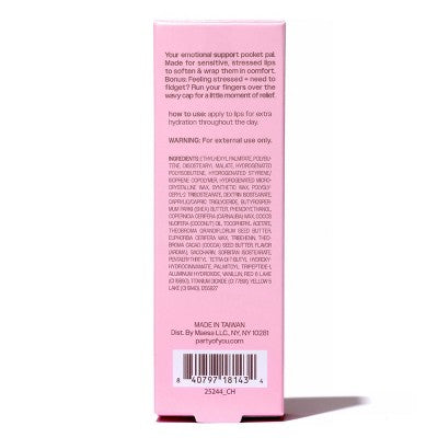 Party of You Peptide Lip Balm in Strawberry Milkshake Security Blanket 0.5oz - New