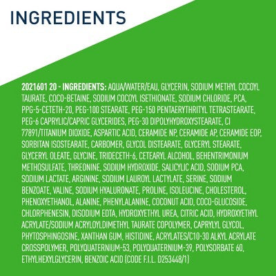 CeraVe Hydrating Cream-to-Foam Face Wash with Hyaluronic Acid 12 fl oz - New