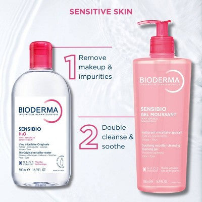 Bioderma Sensibio Foaming Gel Facial Cleanser 16.9 fl oz - New