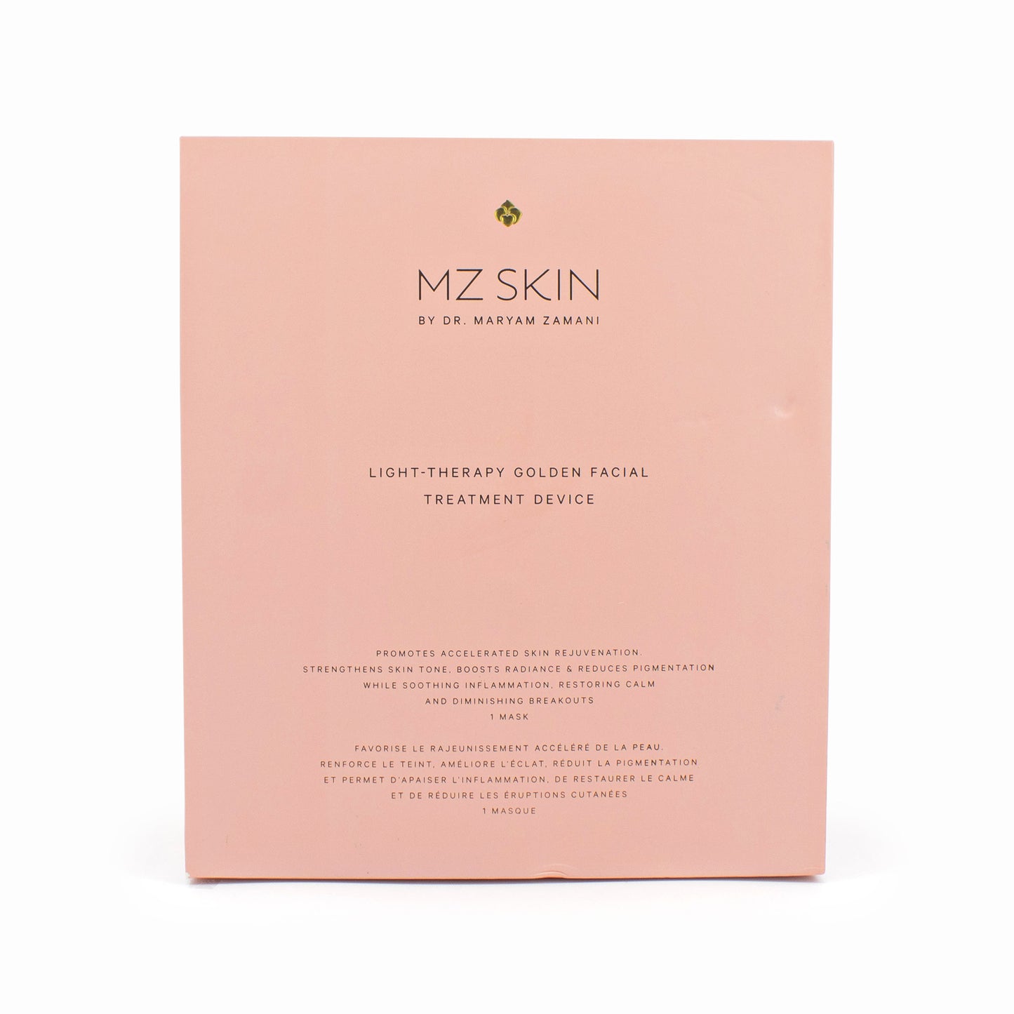 MZ SKIN Light-Therapy Golden Facial Treatment Device - Imperfect Box