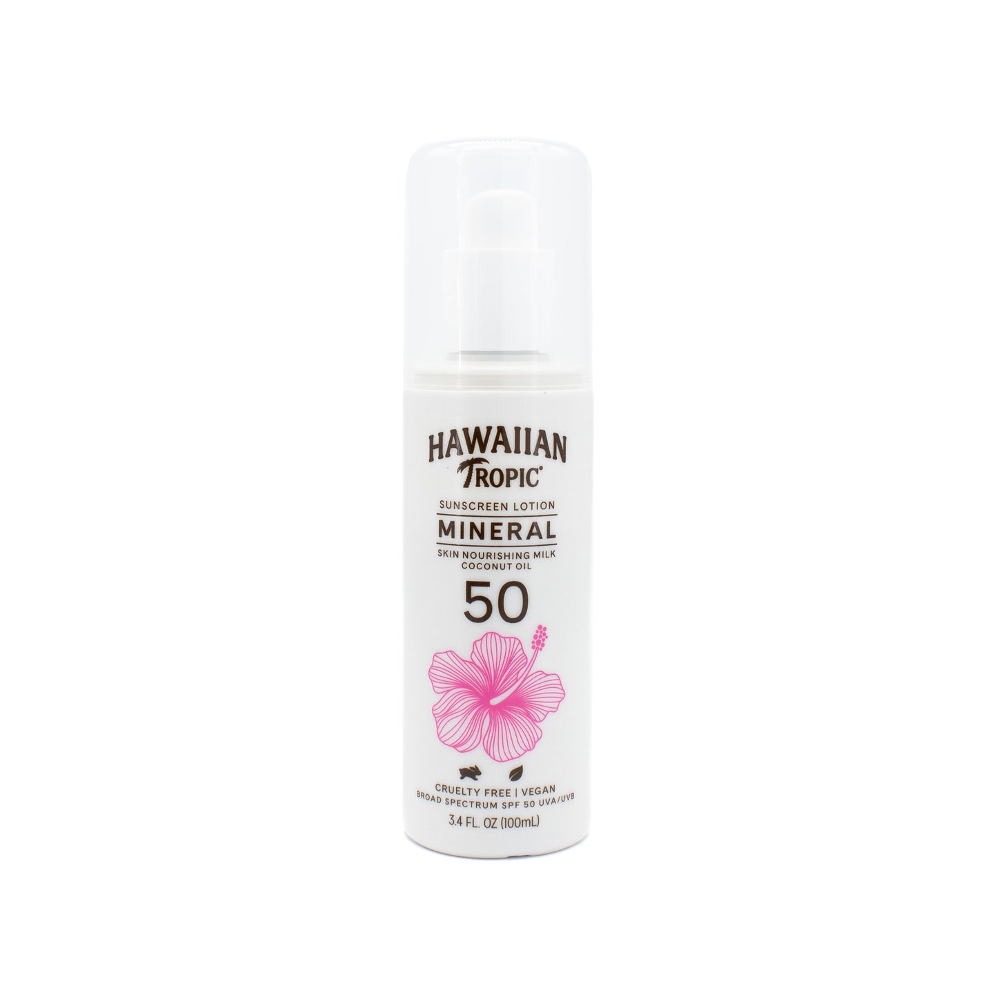 Hawaiian Tropic Mineral Sun Milk Body Lotion SPF50 3.4oz - New