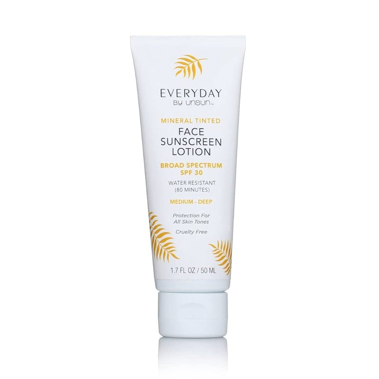 Everyday by UNSUN Mineral Tinted Face Sunscreen Lotion SPF30 MEDIUM DEEP - New