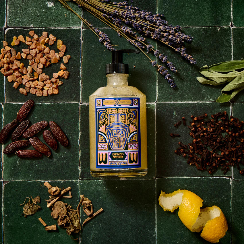 Maison Mascarell Hand Soap Starter Kit Dispenser & Soap Refill - Imperfect Container