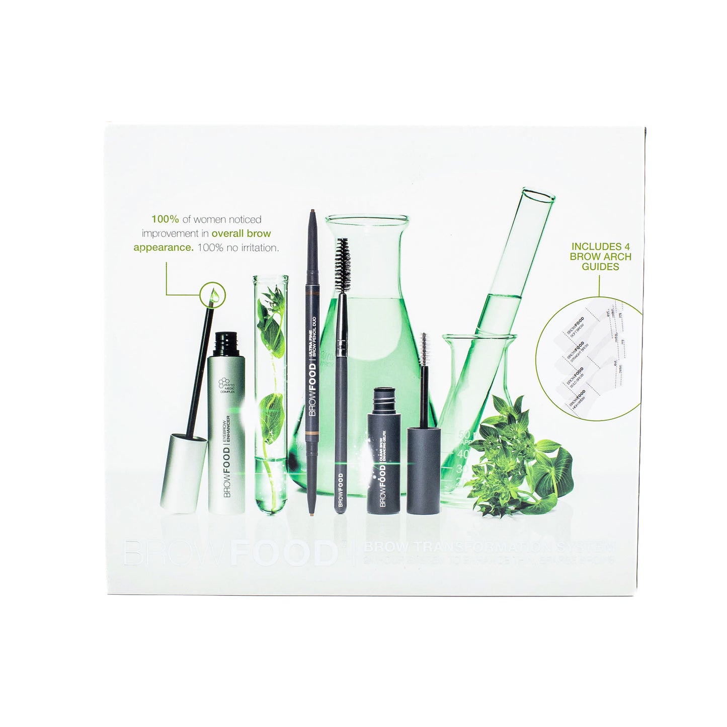 LASHFOOD BrowFood Brow Transformation System BRUNETTE - New